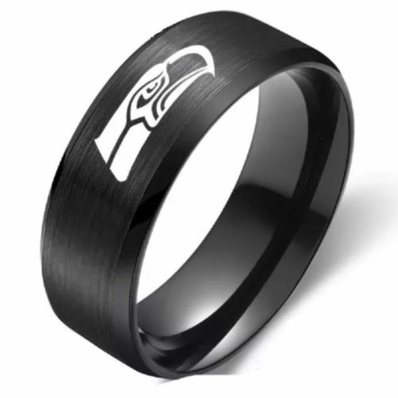 Seattle Seahawks Black Ring - Picture 5 of 5